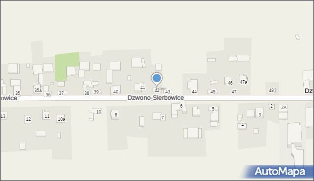 Dzwono-Sierbowice, Dzwono-Sierbowice, 42, mapa Dzwono-Sierbowice