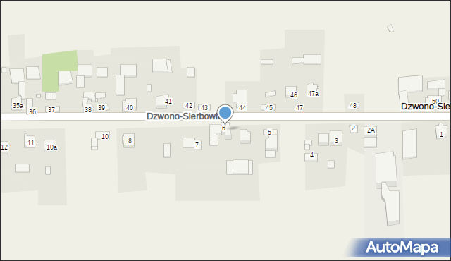 Dzwono-Sierbowice, Dzwono-Sierbowice, 6a, mapa Dzwono-Sierbowice