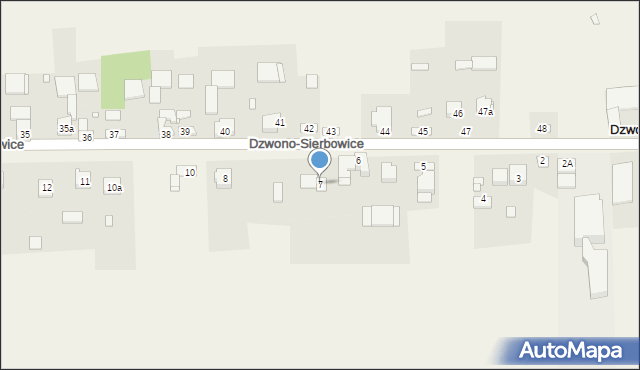 Dzwono-Sierbowice, Dzwono-Sierbowice, 7, mapa Dzwono-Sierbowice