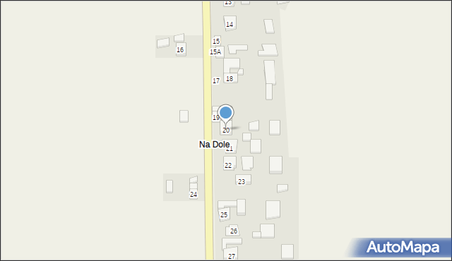 Dzwonowice, Dzwonowice, 20, mapa Dzwonowice