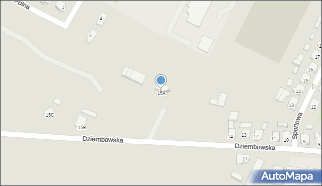 Kaczory, Dziembowska, 15A, mapa Kaczory