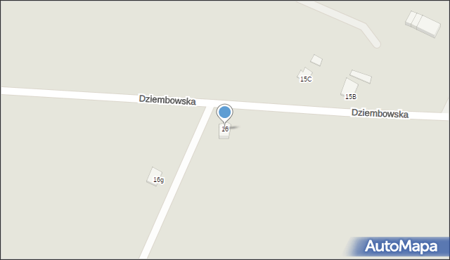 Kaczory, Dziembowska, 16, mapa Kaczory