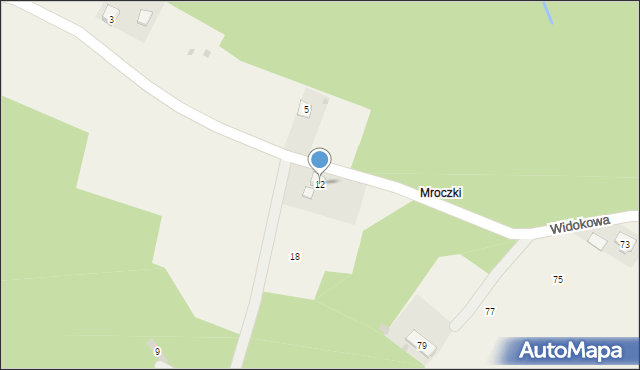Korczyna, Działy, 12, mapa Korczyna