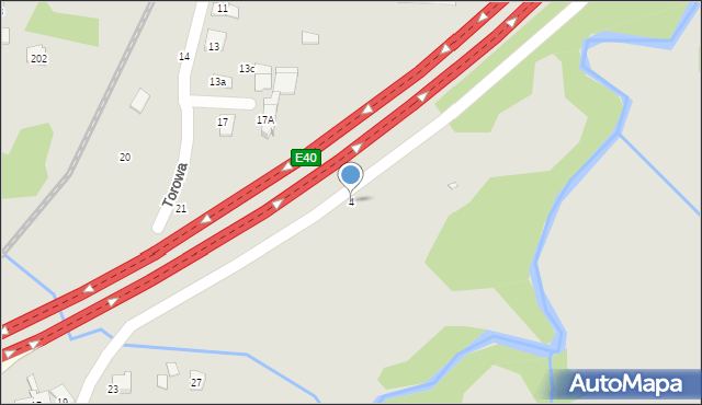 Kraków, Dzikiej Róży, 4, mapa Krakowa