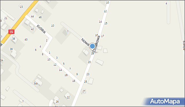 Księginice, Działkowa, 18, mapa Księginice