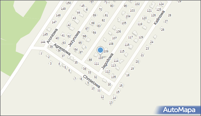 Lgiń, Działki, 110, mapa Lgiń