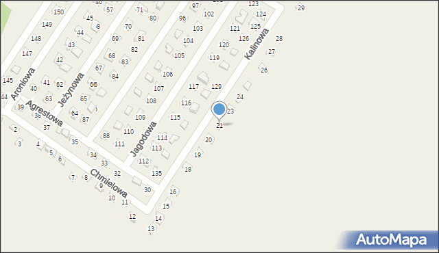 Lgiń, Działki, 21, mapa Lgiń