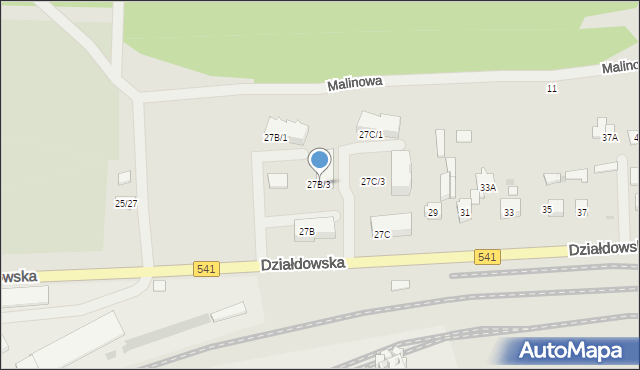 Lidzbark, Działdowska, 27B/3, mapa Lidzbark