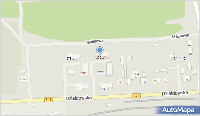 Lidzbark, Działdowska, 27C/1, mapa Lidzbark