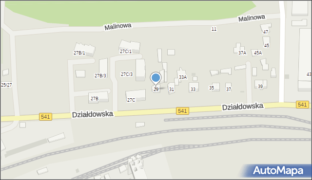 Lidzbark, Działdowska, 29, mapa Lidzbark