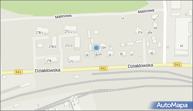 Lidzbark, Działdowska, 31, mapa Lidzbark