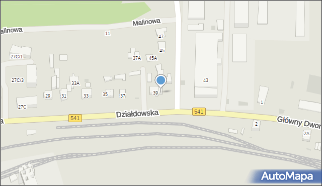 Lidzbark, Działdowska, 41, mapa Lidzbark