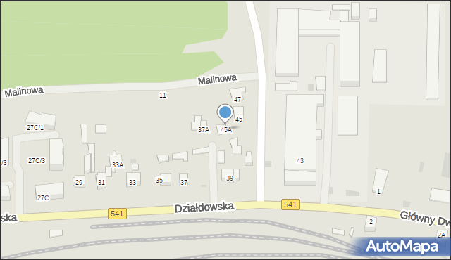 Lidzbark, Działdowska, 45A, mapa Lidzbark