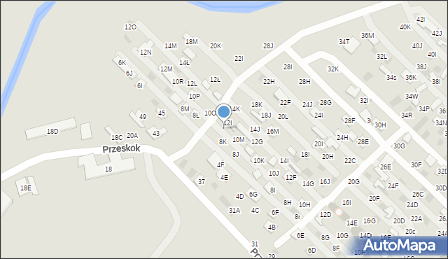 Lublin, Dzierżawna, 10N, mapa Lublina