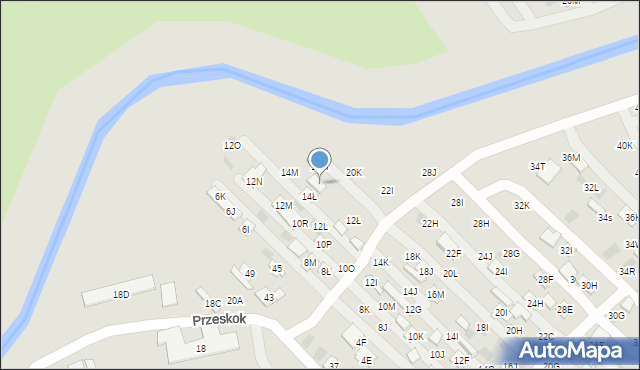 Lublin, Dzierżawna, 16R, mapa Lublina