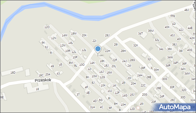 Lublin, Dzierżawna, 18L, mapa Lublina