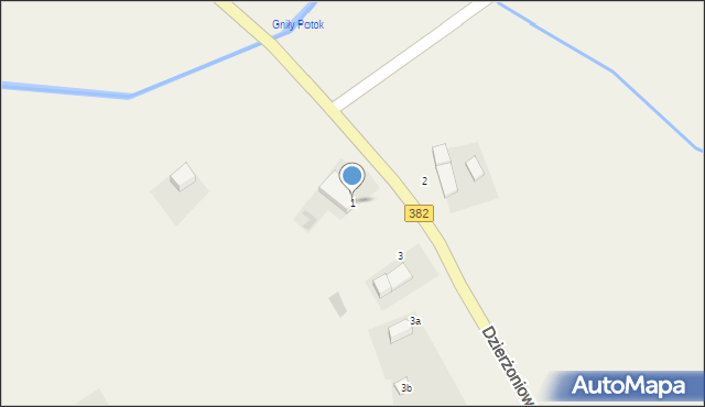 Mościsko, Dzierżoniowska, 1, mapa Mościsko