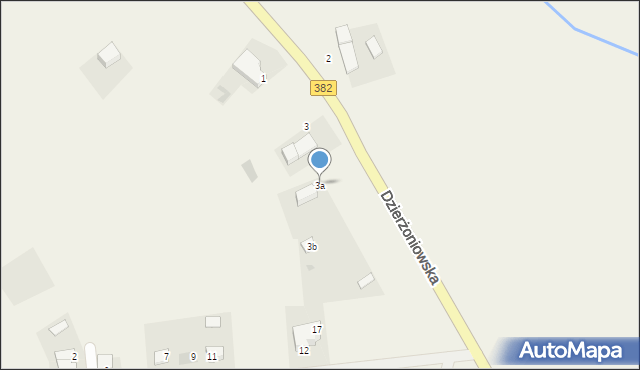 Mościsko, Dzierżoniowska, 3a, mapa Mościsko