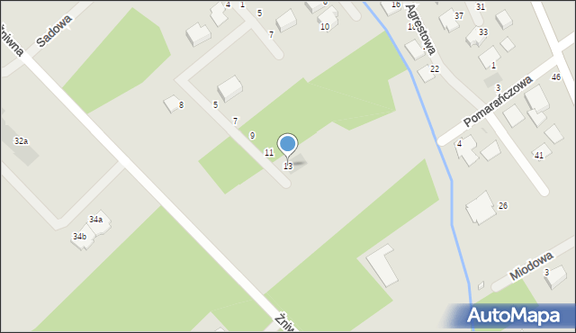 Ostrołęka, Dziemieszkiewicza Mieczysława, st. sierż., 13, mapa Ostrołęka