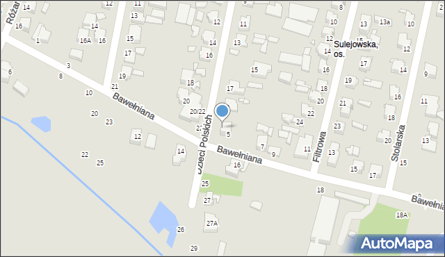 Piotrków Trybunalski, Dzieci Polskich, 21, mapa Piotrków Trybunalski