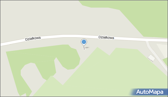 Polkowice, Działkowa, 1, mapa Polkowice