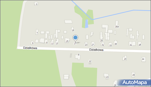 Skarżysko-Kamienna, Działkowa, 17, mapa Skarżysko-Kamienna