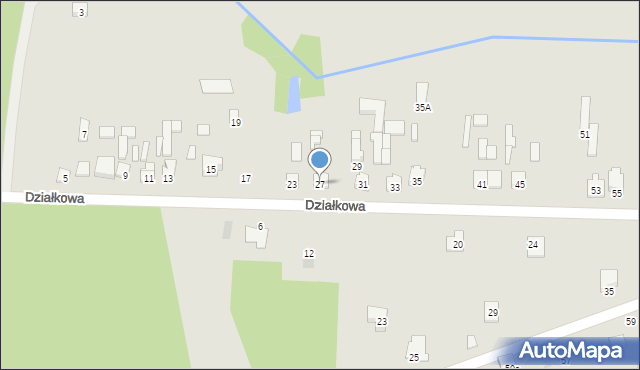 Skarżysko-Kamienna, Działkowa, 27, mapa Skarżysko-Kamienna