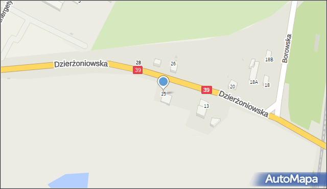 Strzelin, Dzierżoniowska, 15, mapa Strzelin