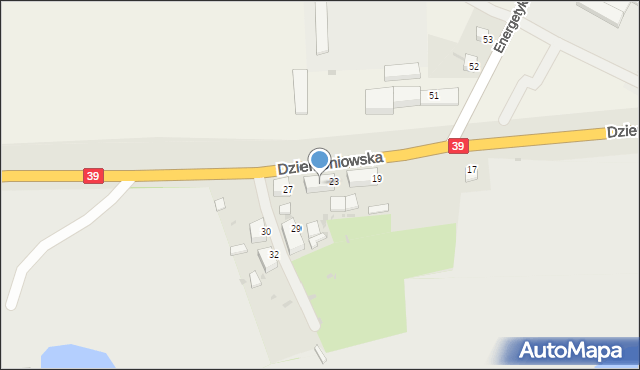 Strzelin, Dzierżoniowska, 25, mapa Strzelin