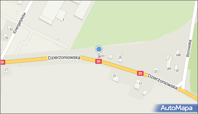 Strzelin, Dzierżoniowska, 28, mapa Strzelin