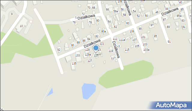 Swarzędz, Działkowa, 125, mapa Swarzędz