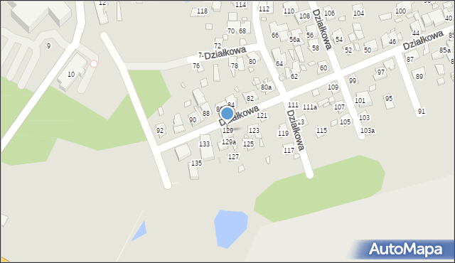 Swarzędz, Działkowa, 129, mapa Swarzędz