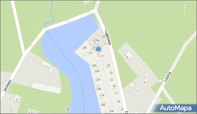 Szczawin, Działkowa, 27b, mapa Szczawin