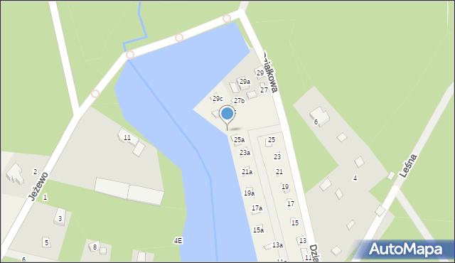 Szczawin, Działkowa, 27d, mapa Szczawin