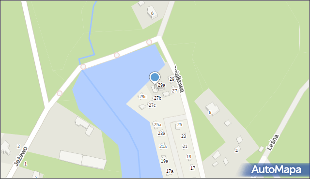 Szczawin, Działkowa, 29b, mapa Szczawin