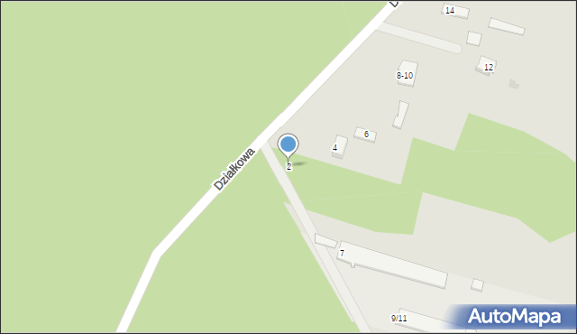 Tomaszów Mazowiecki, Działkowa, 2, mapa Tomaszów Mazowiecki