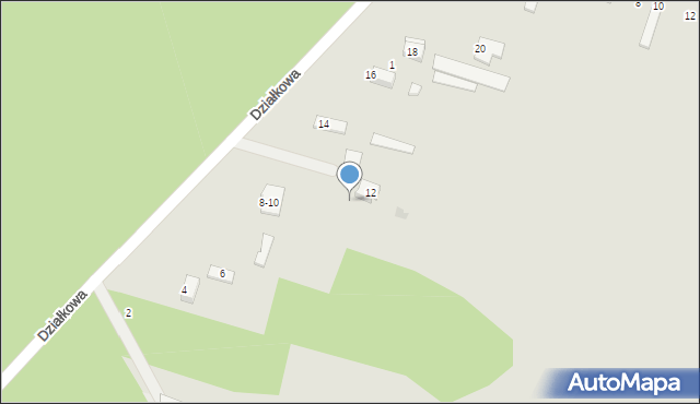 Tomaszów Mazowiecki, Działkowa, 5, mapa Tomaszów Mazowiecki