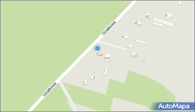 Tomaszów Mazowiecki, Działkowa, 7, mapa Tomaszów Mazowiecki