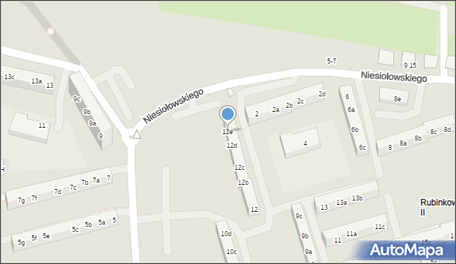 Toruń, Działowskiego Zygmunta, 12e, mapa Torunia