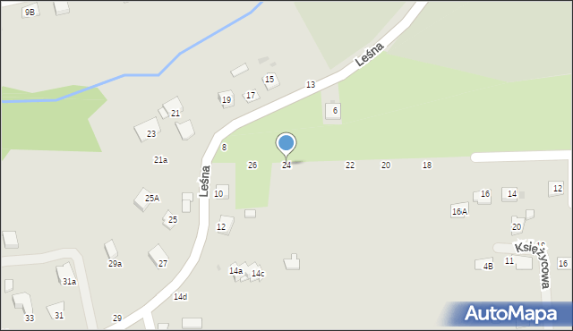 Tuchów, Działkowiczów, 24, mapa Tuchów