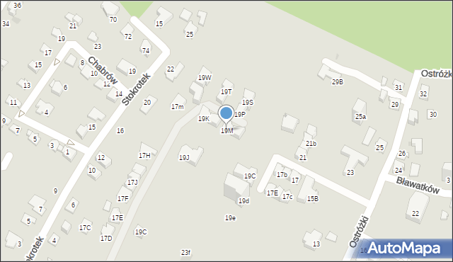 Tychy, Dzwonkowa, 19M, mapa Tychów