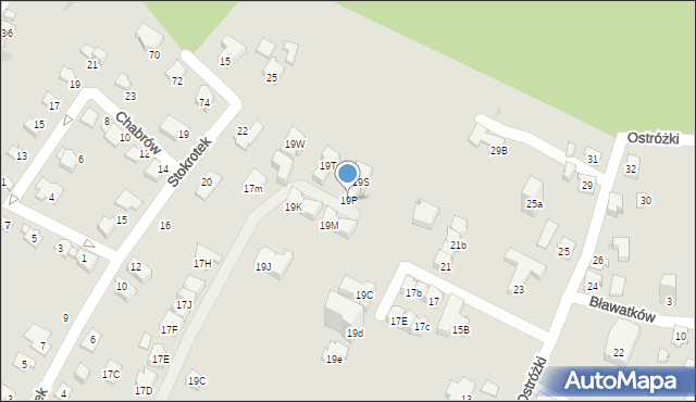 Tychy, Dzwonkowa, 19P, mapa Tychów