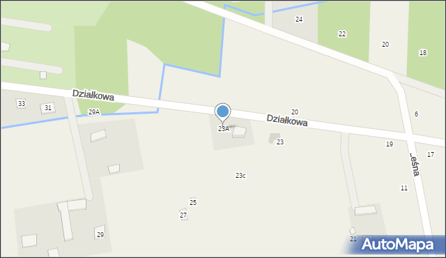 Wola Prażmowska, Działkowa, 23A, mapa Wola Prażmowska