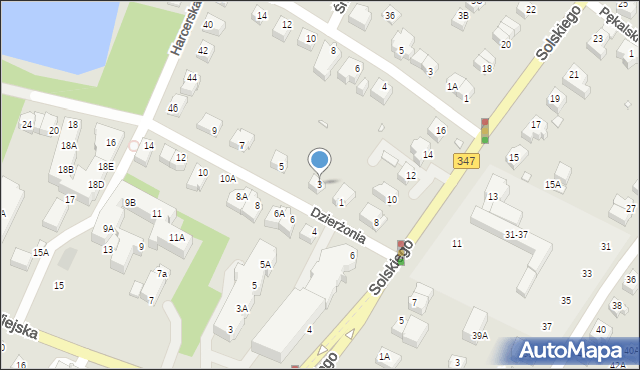 Wrocław, Dzierżonia Jana, ks., 3, mapa Wrocławia