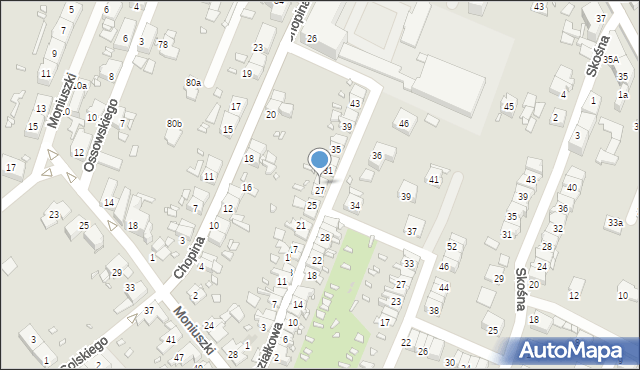 Zabrze, Działkowa, 29, mapa Zabrza