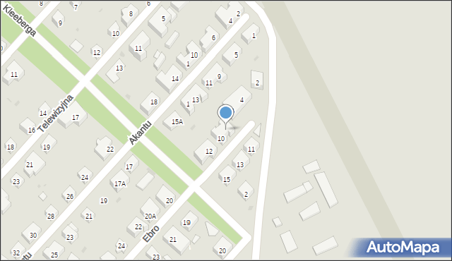 Warszawa, Ebro, 8, mapa Warszawy