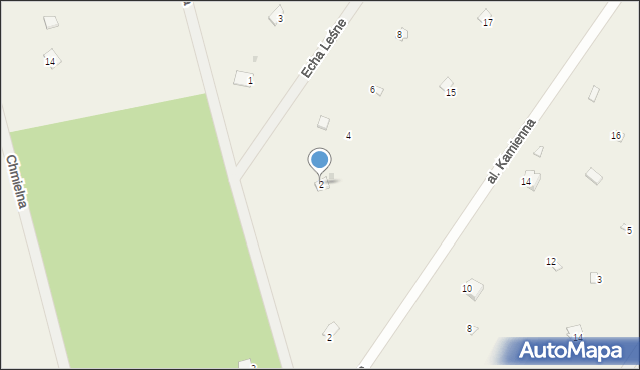 Popowo-Letnisko, Echa Leśne, 2, mapa Popowo-Letnisko