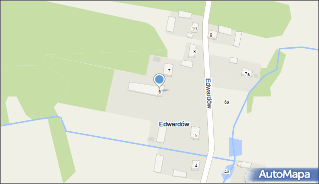 Edwardów, Edwardów, 6, mapa Edwardów