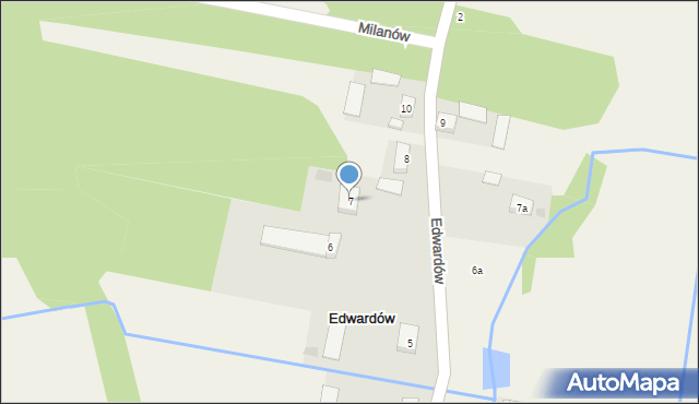 Edwardów, Edwardów, 7, mapa Edwardów