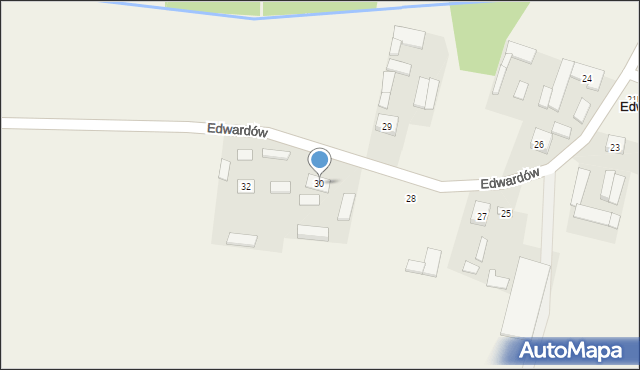 Edwardów, Edwardów, 30, mapa Edwardów